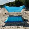 BLANKET y TENT en la playa